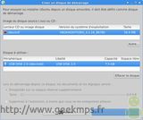 Création clef USB bootable linux avec DD image 004 commande DD img 004